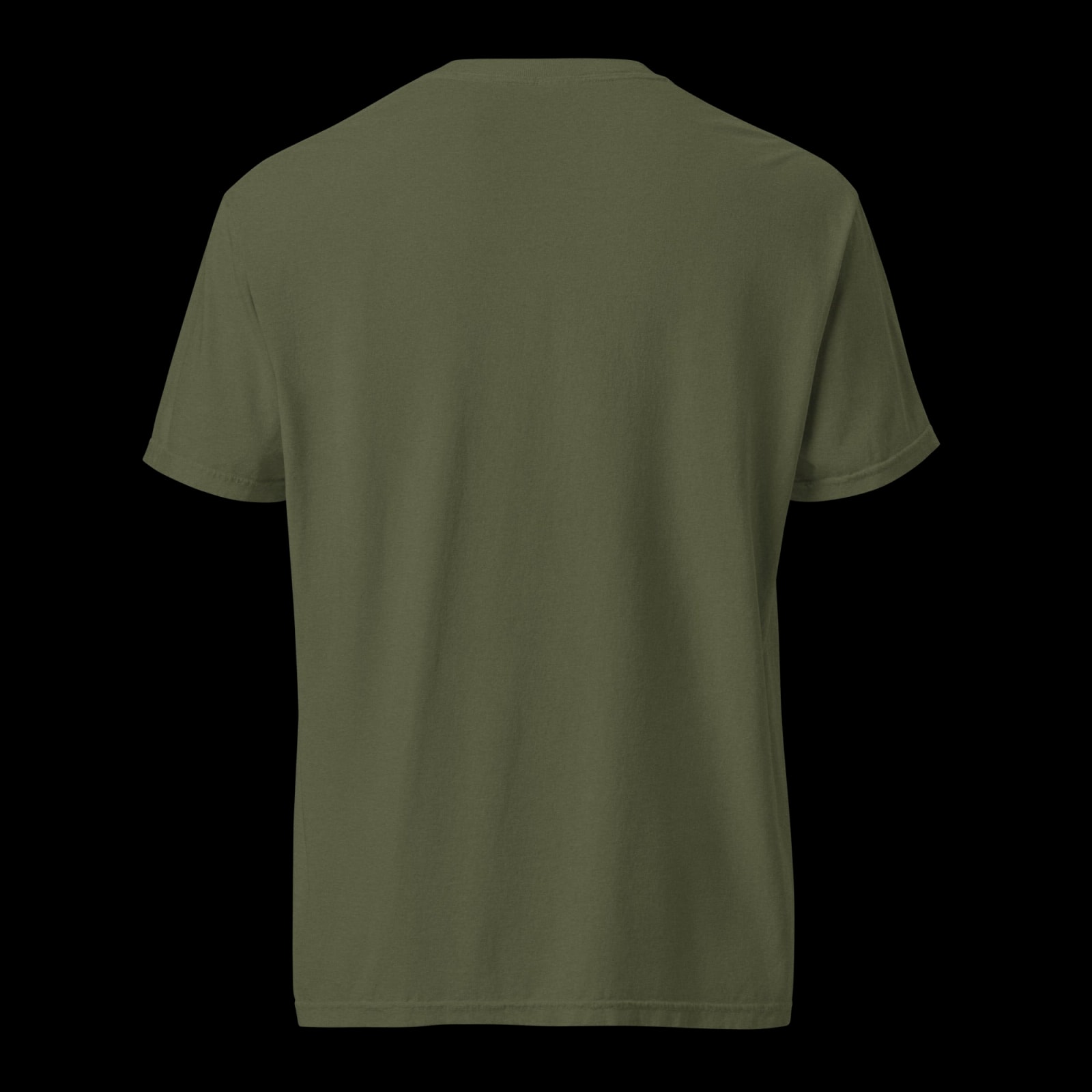 Unisex garment-dyed heavyweight t-shirt — back